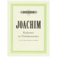 Joachim, J.: Kadenzen zu div. Violinkonzerten 