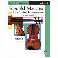 Applebaum, S.: Beautiful Music for two String Instruments Vol. 2 – piano accompaniment 