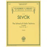 Sevcik, O.: The School of Violin Technics Complete 