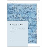 Biber, H. I. F.: Passacaglia für Violine solo 