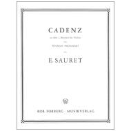 Paganini, N. / Sauret, E.: Kadenz zum Violinkonzert Nr. 1 