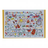 Carte postale art, symphonie pour enfants 