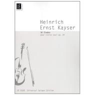 Kayser, H. E.: 36 Etüden Op. 20 