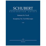 Schubert, F.: Sinfonie Nr. 5 B-Dur D 485 