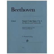 Beethoven, L. v. : Violoncellosonate Op. 5,1 F-Dur 