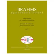 Brahms, J.: Violoncellosonata No. 1 Op. 38 E minor 