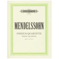 Mendelssohn Bartholdy, F.: Streichquartette Band 1: Op. 12, 13, 80, 81 