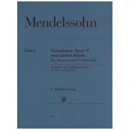 Mendelssohn Bartholdy, F.: Variationen Op. 17 