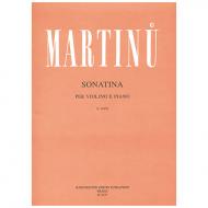 Martinů, B.: Violinsonatina 