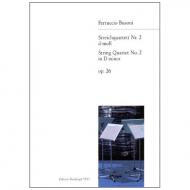 Busoni, F.: Streichquartett Nr.2 d-moll, op.26 