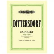 Dittersdorf: Konzert E-Dur für Kb und Orchester 