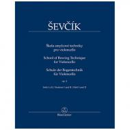 Ševcík, O.: Schule der Bogentechnik für Violoncello Op.2 Heft I und II 
