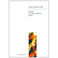 Vitali, T.: Chaconne g-moll für Violine + Basso continuo (Ausgabe für Viola) 