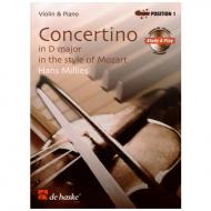 Millies, H.: Concertino D-Dur im Stile Mozarts (+CD) 