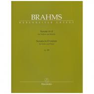 Brahms, J.: Violinsonate Op. 108 d minor 