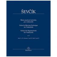 Ševčík, O.: Schule der Bogentechnik für Violoncello Op. 2 Heft V und VI 