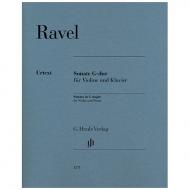 Ravel, M.: Sonate pour violon en Sol majeur 