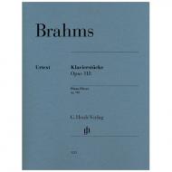 Brahms, J.: Pièces pour piano Op. 118/1-6 