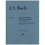 Bach, J. S.: Sonate en trio BWV1038 en Sol majeur 