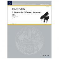 Kapustin, N.: 5 Etudes in Different Intervals Op. 68 (1992) 