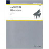 Kapustin, N.: 10 Inventions Op. 73 (1993) 