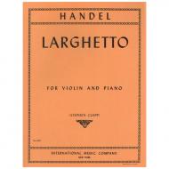 Händel, G. F.: Larghetto aus Op. 1/9 