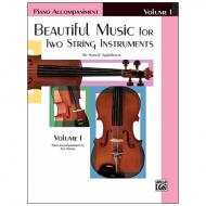 Applebaum, S.: Beautiful Music for two String Instruments Vol. 1 – piano accompaniment 