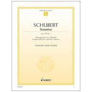 Schubert, F.: Sonatine in D-Dur Op. 137 Nr. 1 