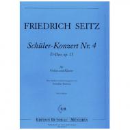 Seitz, F.: Schülerkonzert Nr. 4 Op. 15 D-Dur 