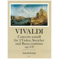 Vivaldi, A.: Concerto für 2 Violen, Streicher und B.c. a-Moll Op. 3/8 RV 522 