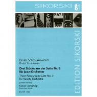 Chostakovitch, D.: Drei Stücke aus der Suite Nr. 2 für Jazz-Orchester 