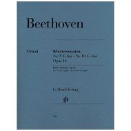 Beethoven, L. v.: Klaviersonate Nr. 9 E-Dur Op. 14,1 und Nr. 10 G-Dur Op. 14,2 