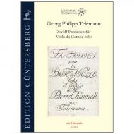 Telemann, G. Ph.: 12 Fantasias for Viola da Gamba solo 