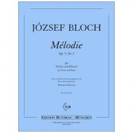 Bloch, J.: Mélodie Op. 7/2 