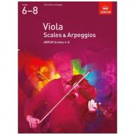 ABRSM: Viola Scales And Arpeggios – Grade 6-8 (From 2012) 