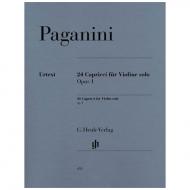 Paganini, N.: 24 Capricci Op.1 Urtext 