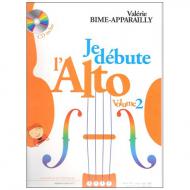 Bime-Apparailly, V.: Je Débute l'alto Vol. 2 (+CD) 