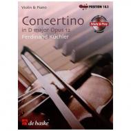 Küchler, F.: Concertino Op. 12 D-Dur (+CD) 