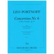 Portnoff, L.: Concertino Nr. 6 D-Dur op. 43 