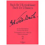 Bach, J. S.: Übungsmusik für 2 Kontrabässe Band 2 – 10 Präludien, Fughetta, Fuge 