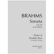 Brahms, J.: Sonata in D Minor Op. 38 