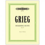 Grieg, E.: Suite »Aus Holbergs Zeit« Op. 40 G-Dur – Partitur 
