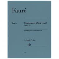 Fauré, G.: Klavierquartett Nr. 2 g-moll Op. 45 