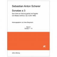 Scherer, S.A.: Sonatae a 3, Band II 