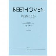 Beethoven, L. v.: Violasonate D-Dur nach Op. 12/1 