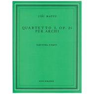 Matys, J.: Streichquartett Nr. 1 Op. 21 