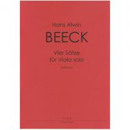 Beeck, H. A.: 4 Sätze für Viola solo 