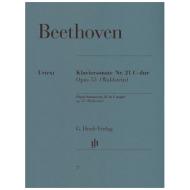 Beethoven, L. v.: Klaviersonate Nr. 21 C-Dur Op. 53 Waldsteinsonate 