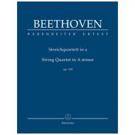 Beethoven, L. van: Streichquartett a-Moll op. 132 - Score de poche 