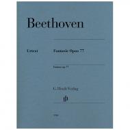 Beethoven, L. v.: Fantaisie Op. 77 